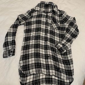 Naked Wardrobe Plaid Tee